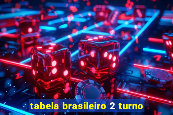 tabela brasileiro 2 turno